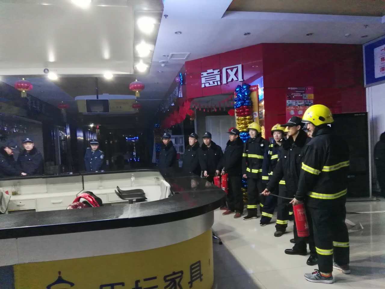 “迎新春、除隐患、保安全”消防演练